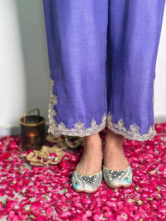 Embroidered Traditional Leather Jutti - Punjab Shoe Co.