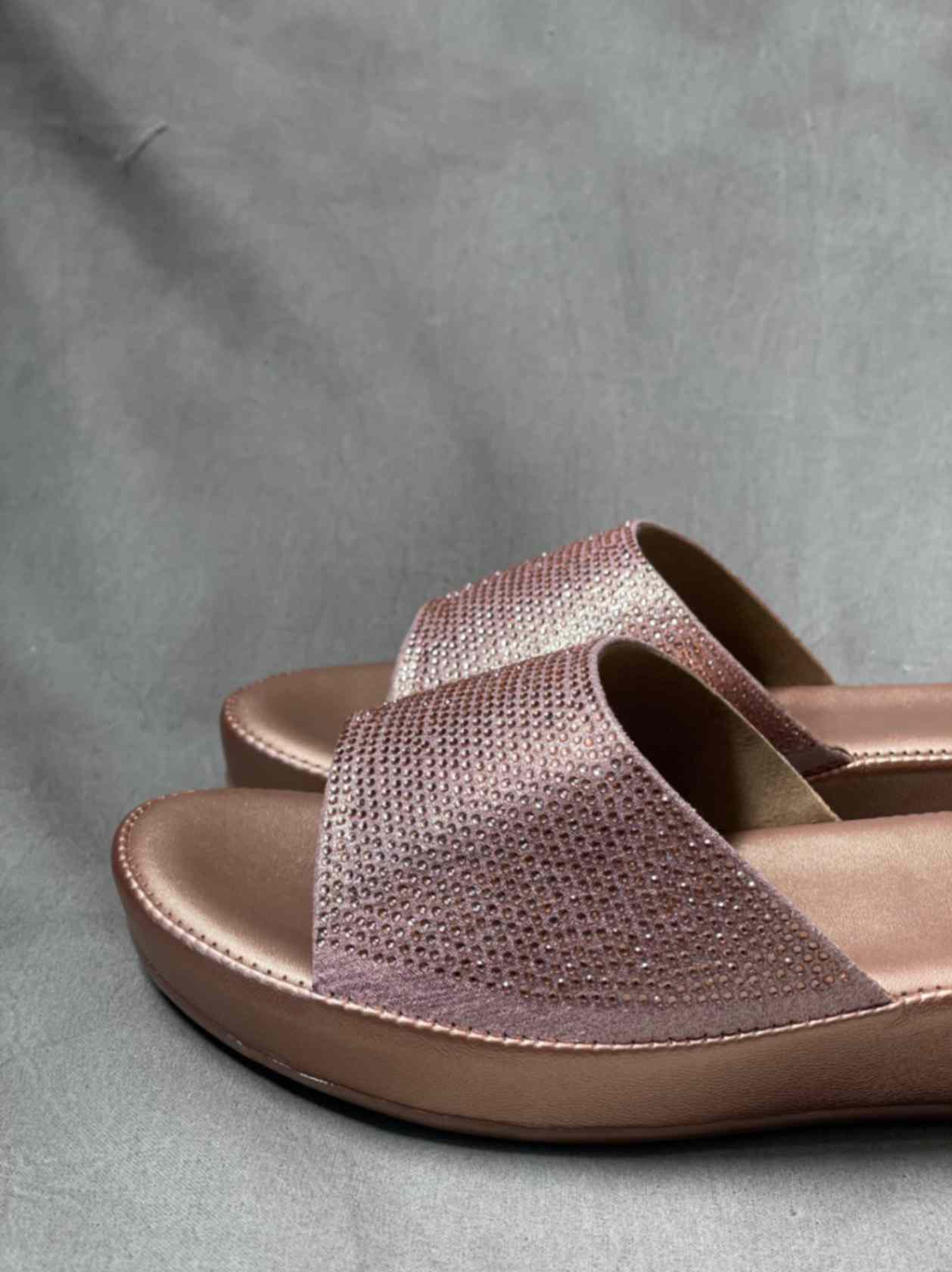 Pink Embellished Platforms Heels