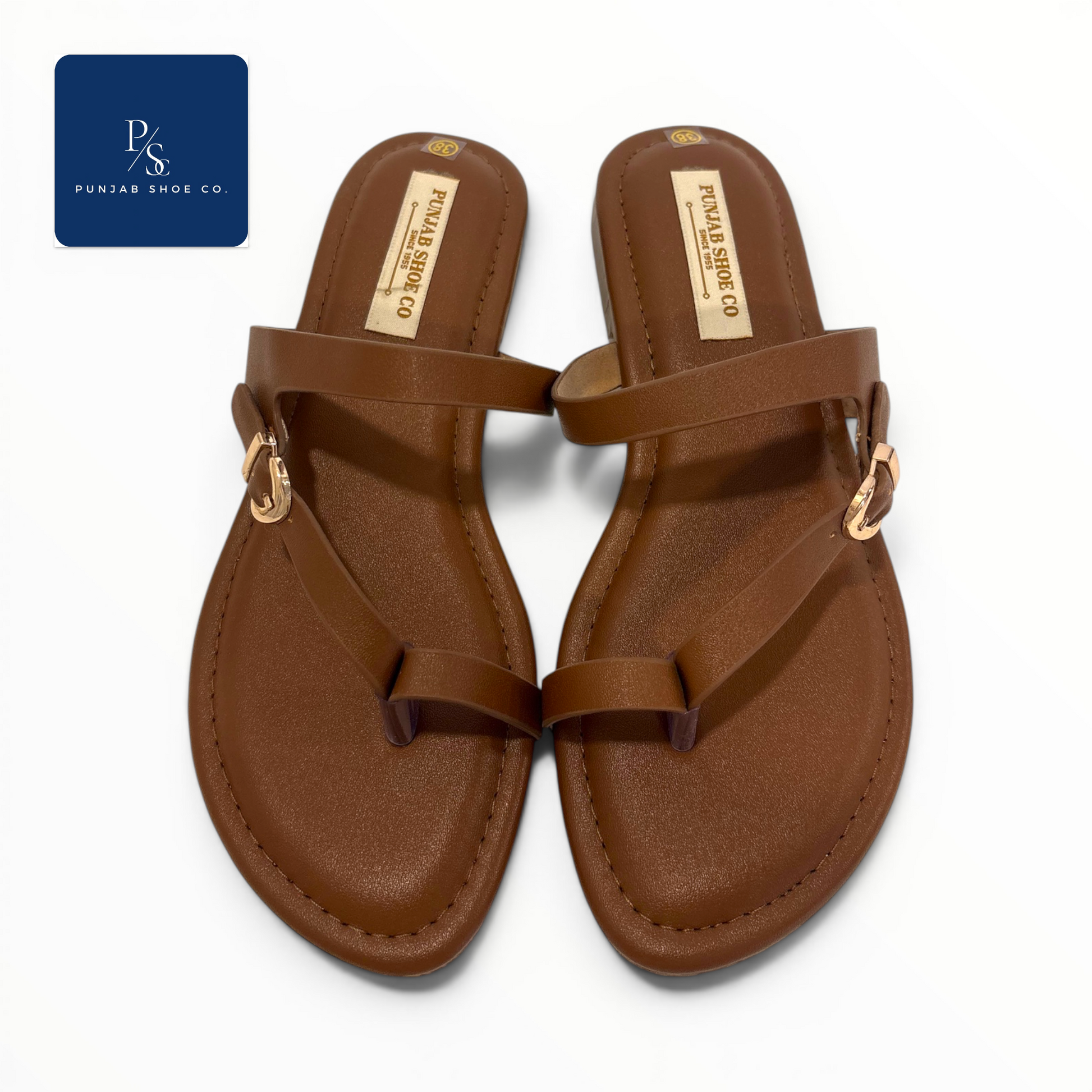 Luna Loop women’s casual flat sandals in brown