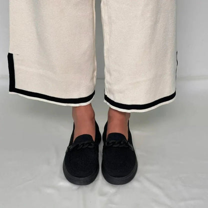 Black Sneakers with Chain Detail - Punjab Shoe Co.