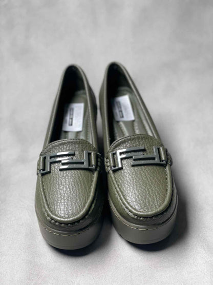 Heeled Loafers With Buckle