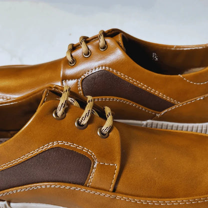 Men’s Tan Leather Casual Shoes