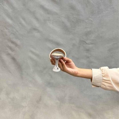 Nude Ribbed Chic Heels - Punjab Shoe Co.