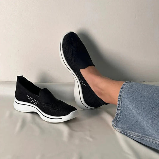 Women’s Black Slip-On Sneakers