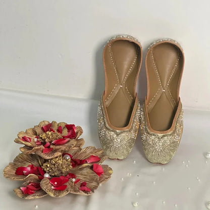 Zardosi Work Leather Jutti